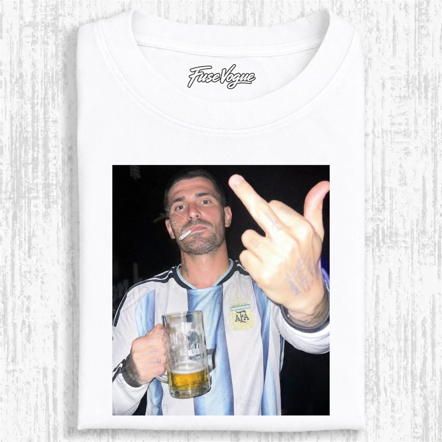 Argentina Football Style Tee 9 - FUSEVOGUE