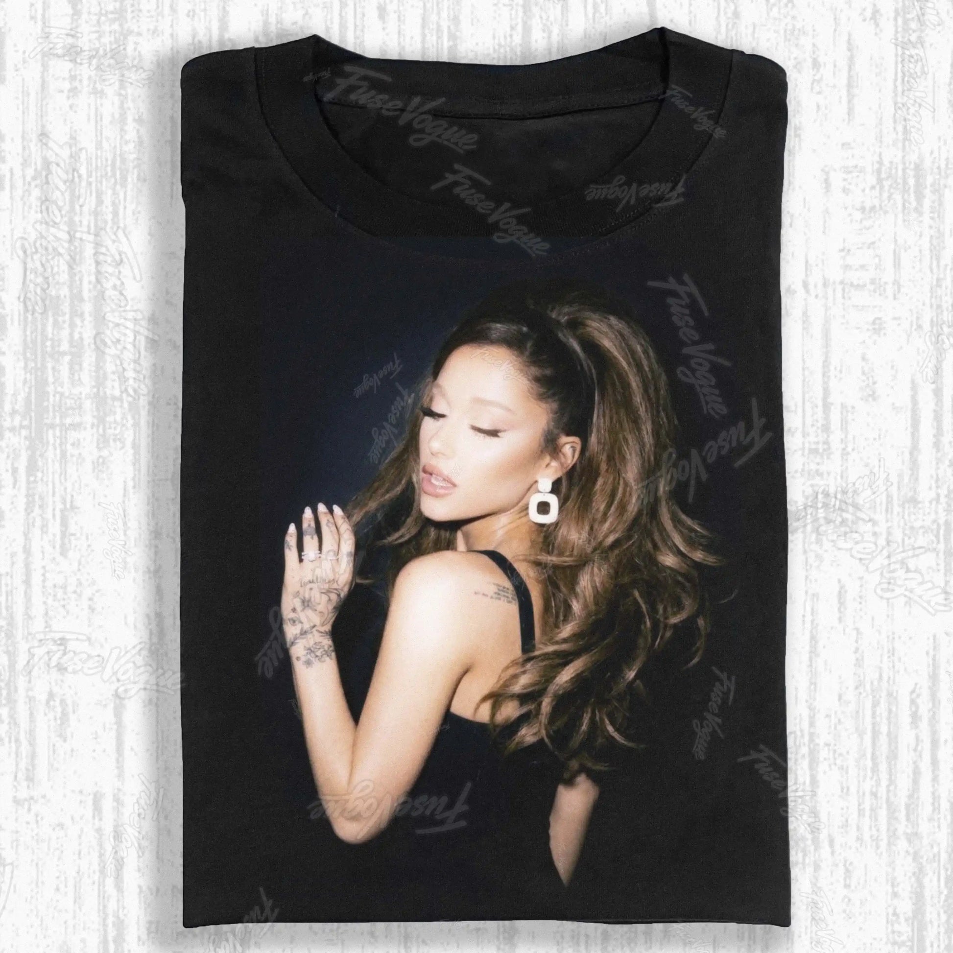 BLACK CAMISOLE FEMALE BACK TURN T-SHIRT - FUSEVOGUE