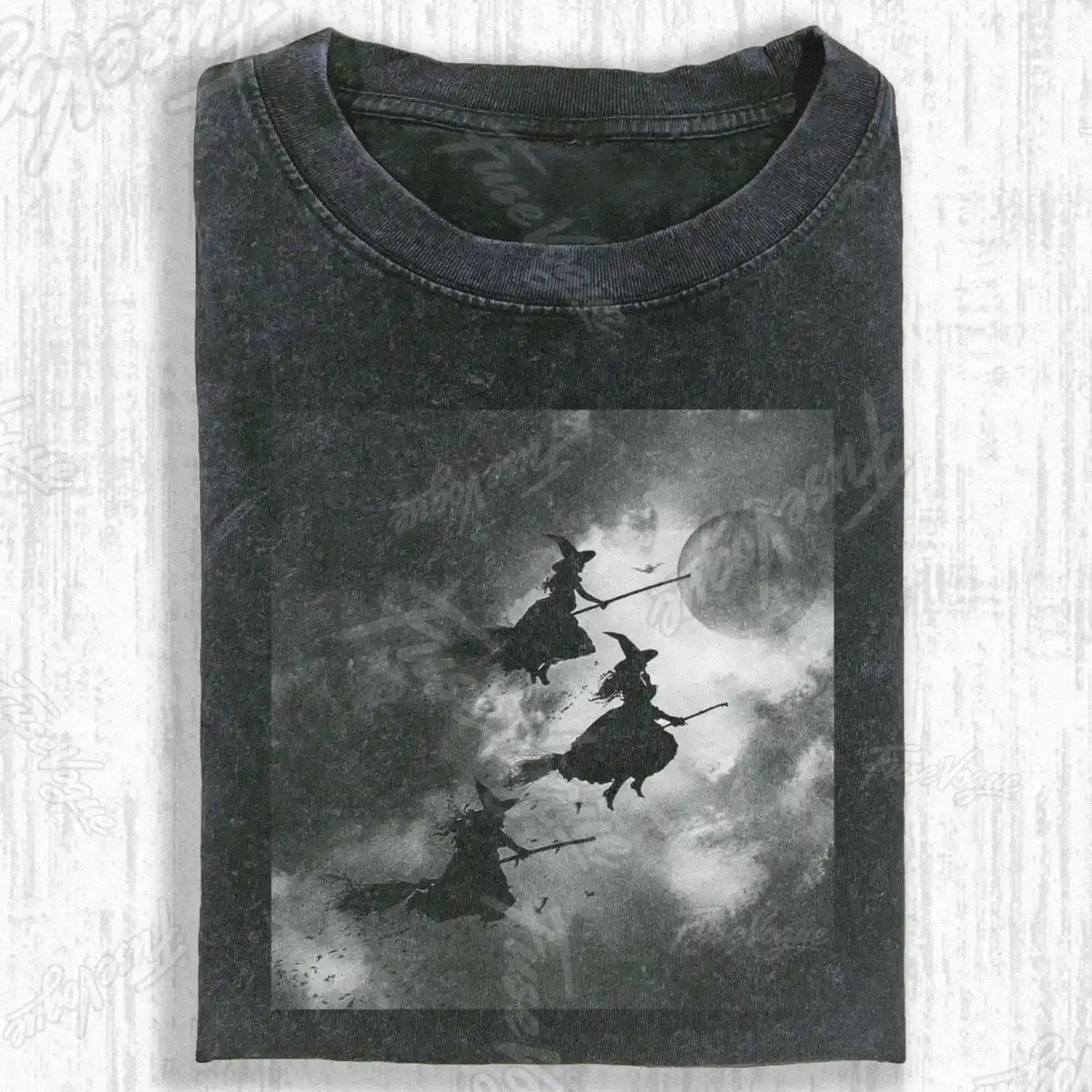 BROOMSTICK NIGHT FLIGHT T-SHIRT - FUSEVOGUE