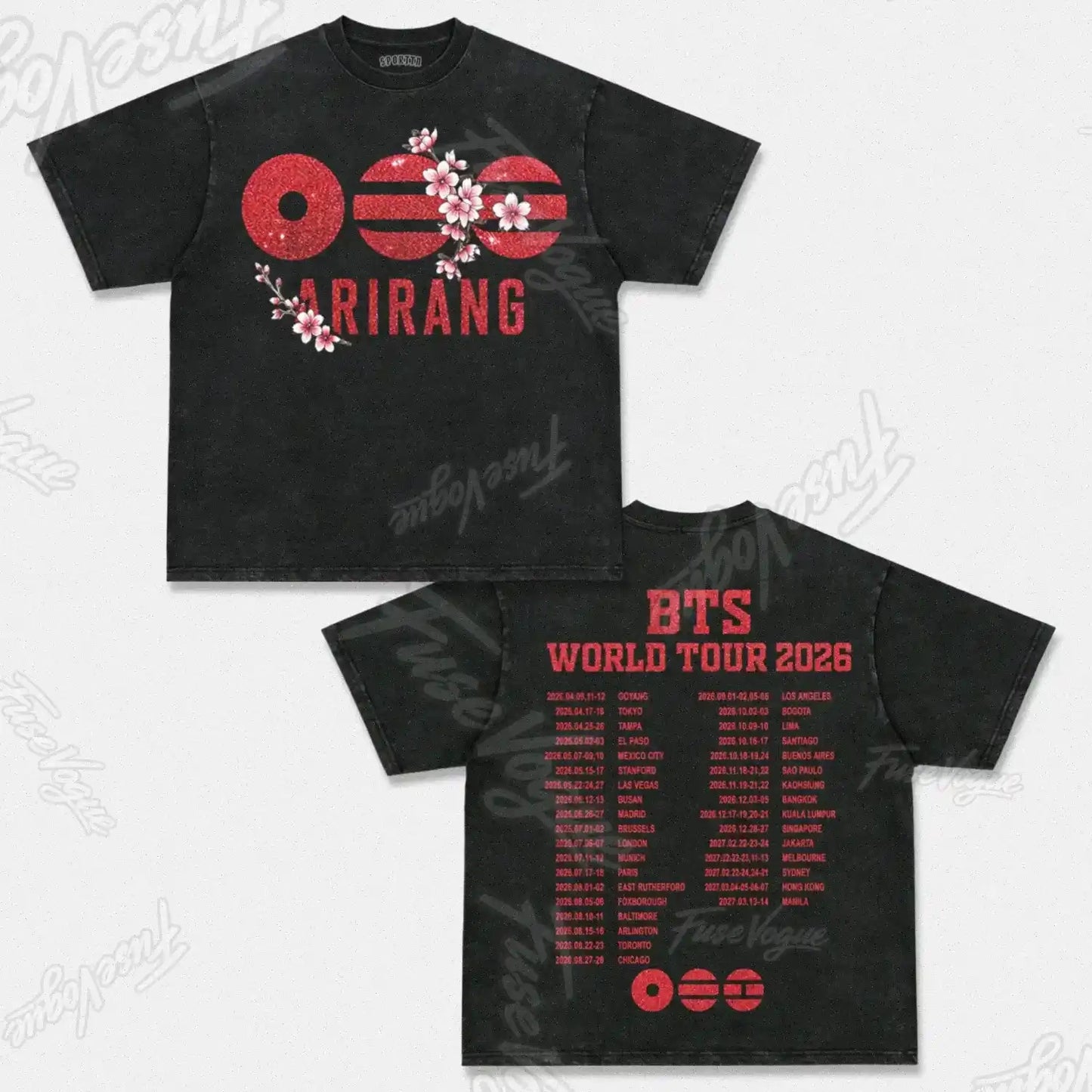 BTS ARIRANG WORLD TOUR TEE - FUSEVOGUE