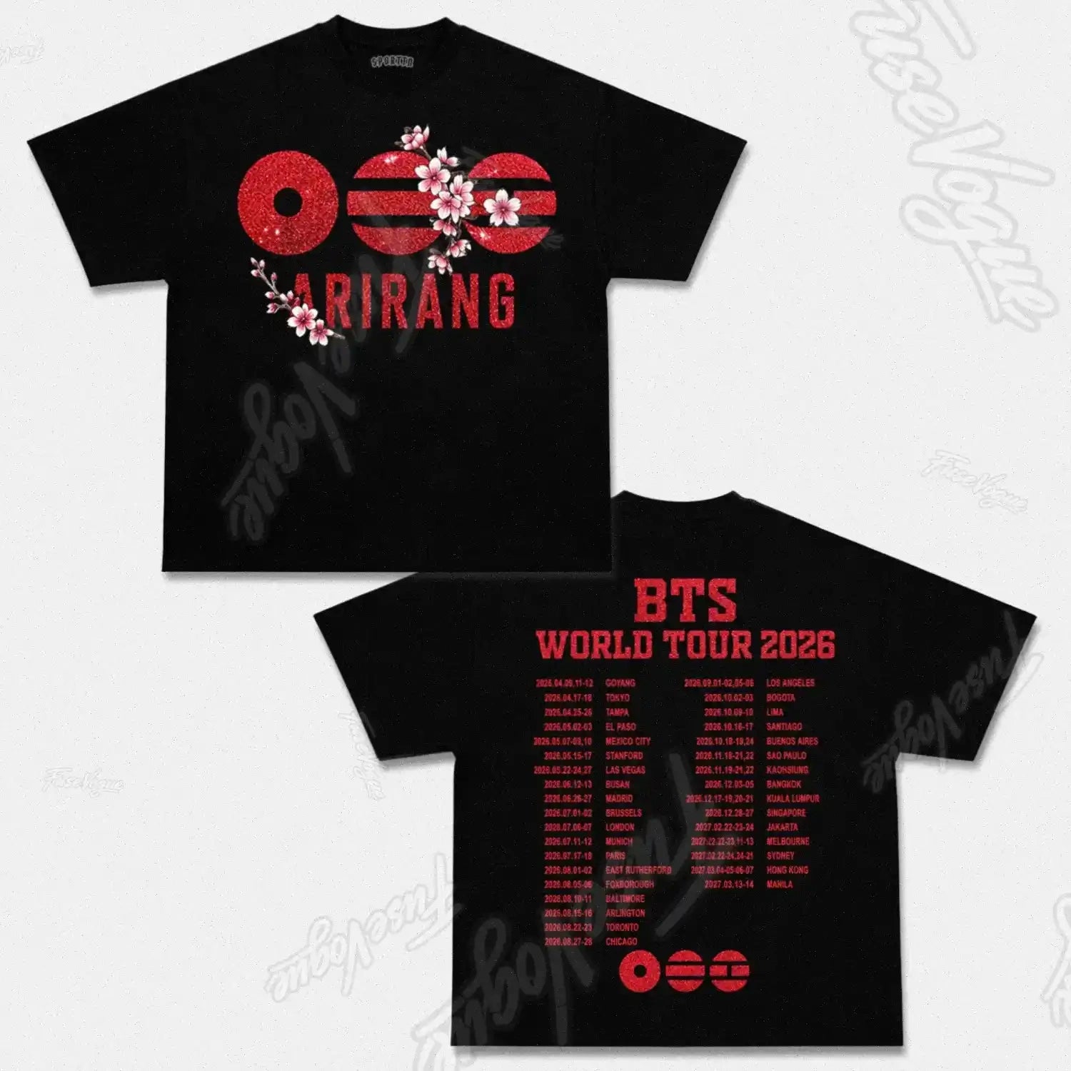 BTS ARIRANG WORLD TOUR TEE - FUSEVOGUE