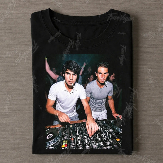 Carlos Alcaraz & Rafael Nadal Tee - FUSEVOGUE