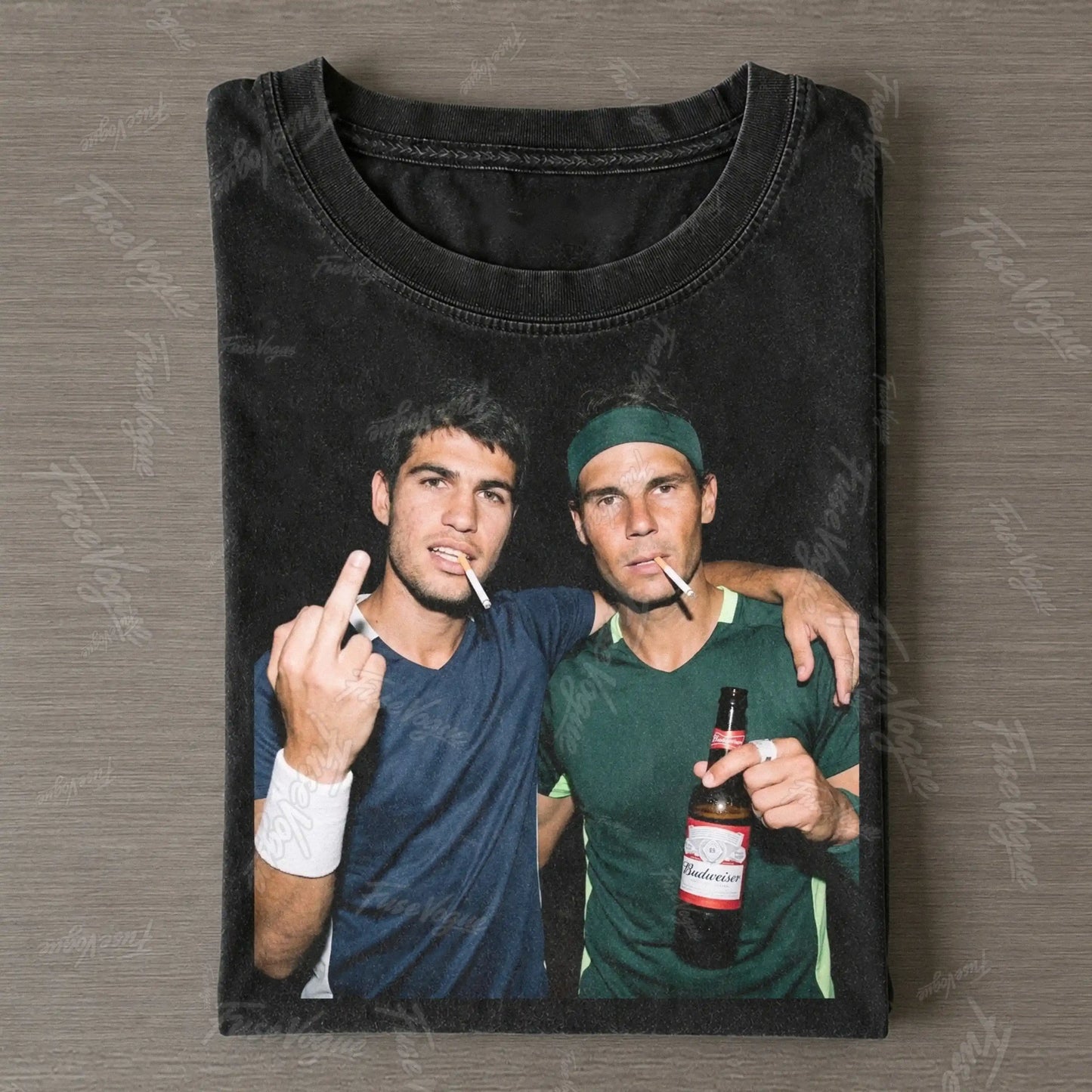 Carlos Alcaraz & Rafael Nadal Tee - FUSEVOGUE