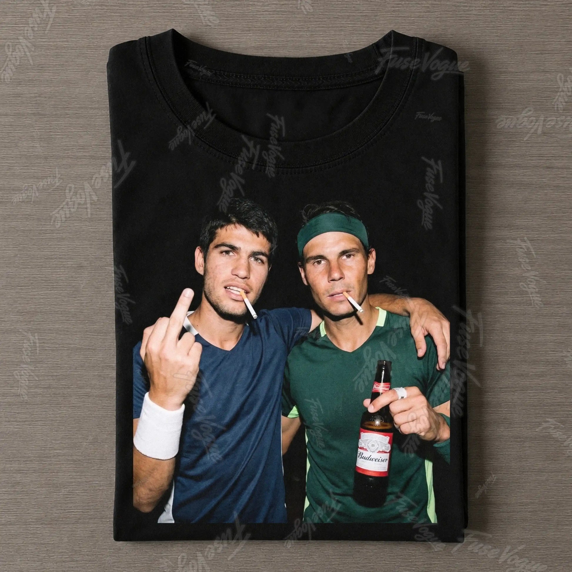 Carlos Alcaraz & Rafael Nadal Tee - FUSEVOGUE