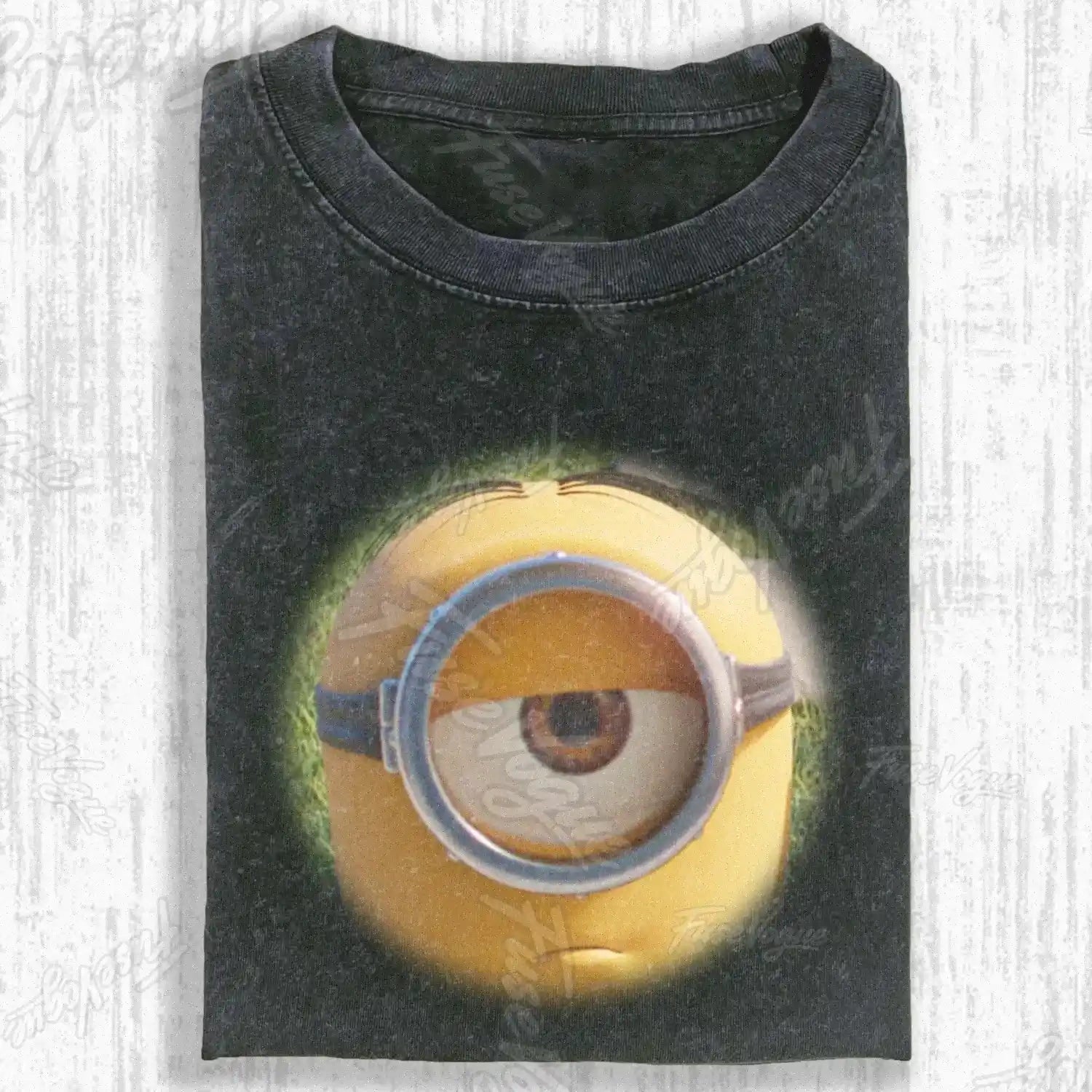 CARTOON YELLOW FIGURE  T-SHIRT - FUSEVOGUE