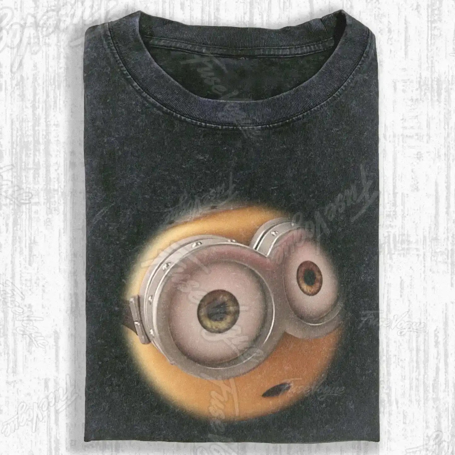 CARTOON YELLOW FIGURE  T-SHIRT - FUSEVOGUE