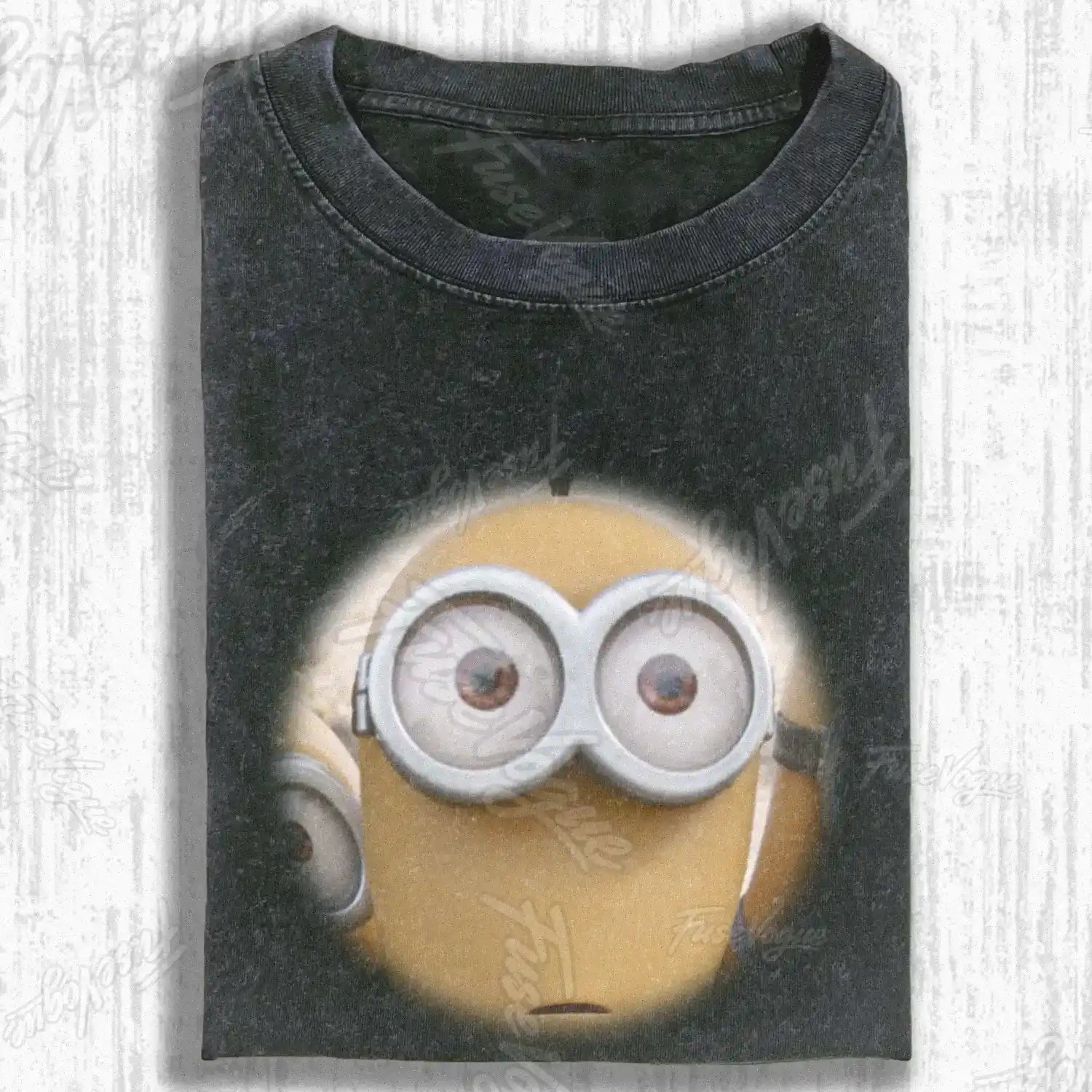 CARTOON YELLOW FIGURE  T-SHIRT - FUSEVOGUE