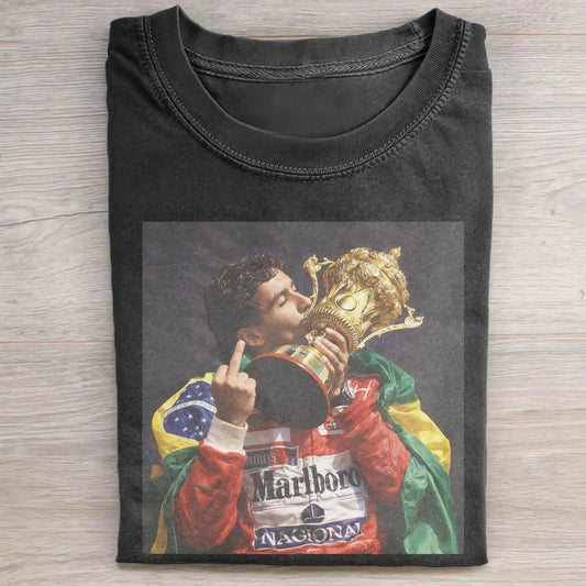 F1 Ayrton Senna Funny Meme T-Shirt