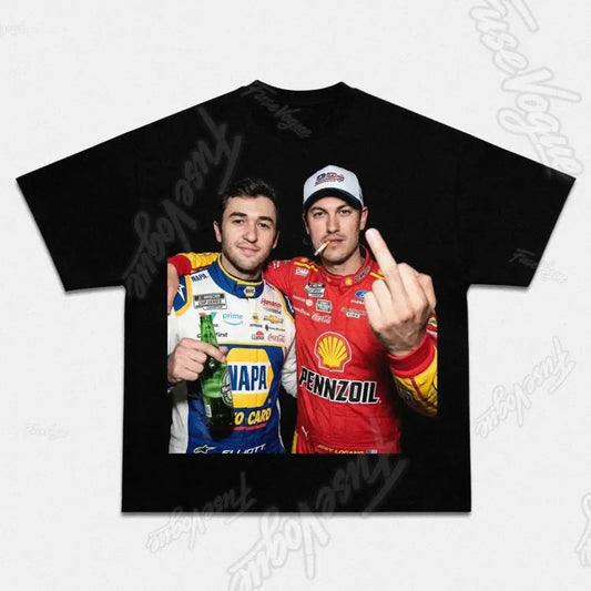 CHASE ELLIOTT & JOEY LOGANO TEE - FUSEVOGUE