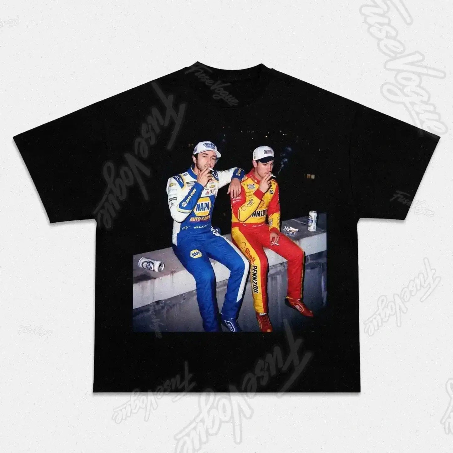 CHASE ELLIOTT & JOEY LOGANO TEE - FUSEVOGUE