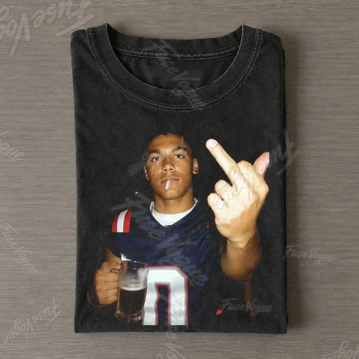 Christian Gonzalez Football T-shirt - FUSEVOGUE