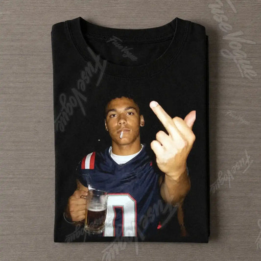 Christian Gonzalez Football T-shirt - FUSEVOGUE