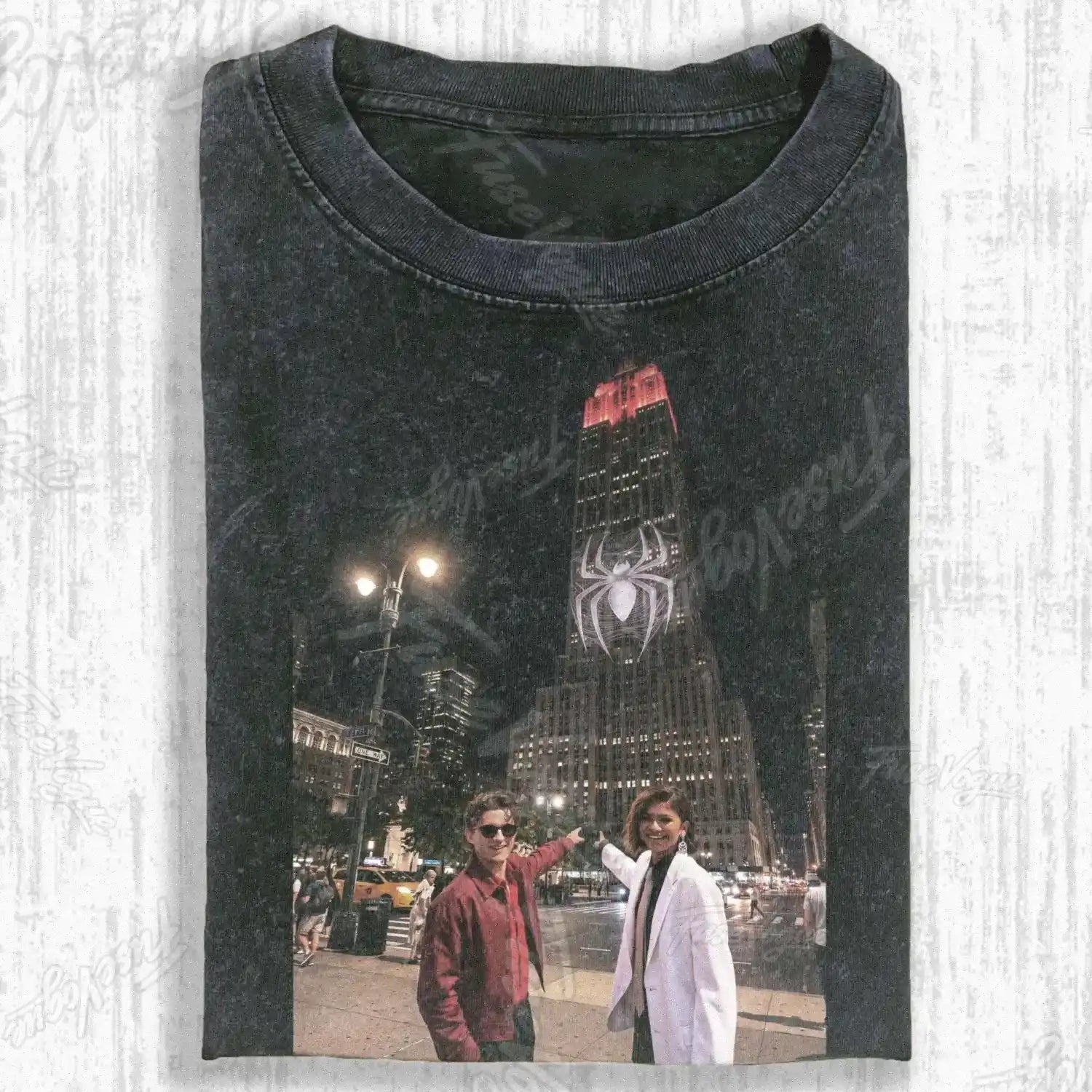 CITY NIGHT COUPLE VIBES T-SHIRT - FUSEVOGUE
