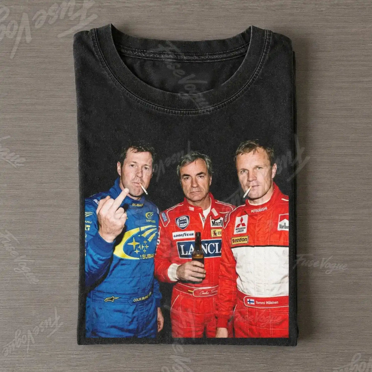 Colin McRae & Carlos Sainz Sr & Tommi Mäkinen 丨WRC T-shirt - FUSEVOGUE