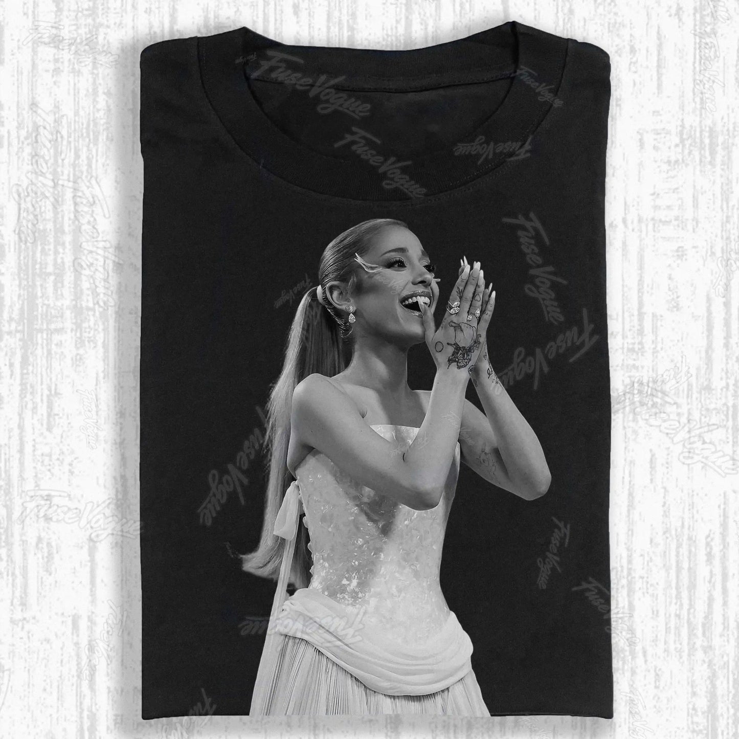 CONCERT STYLE LADY STREET T-SHIRT - FUSEVOGUE