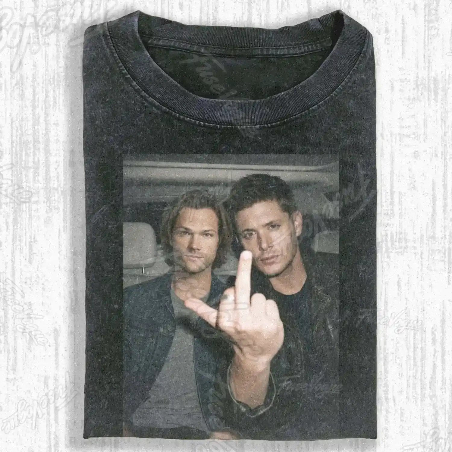 COOL CAR CREW ATTITUDE SNAP T-SHIRT - FUSEVOGUE