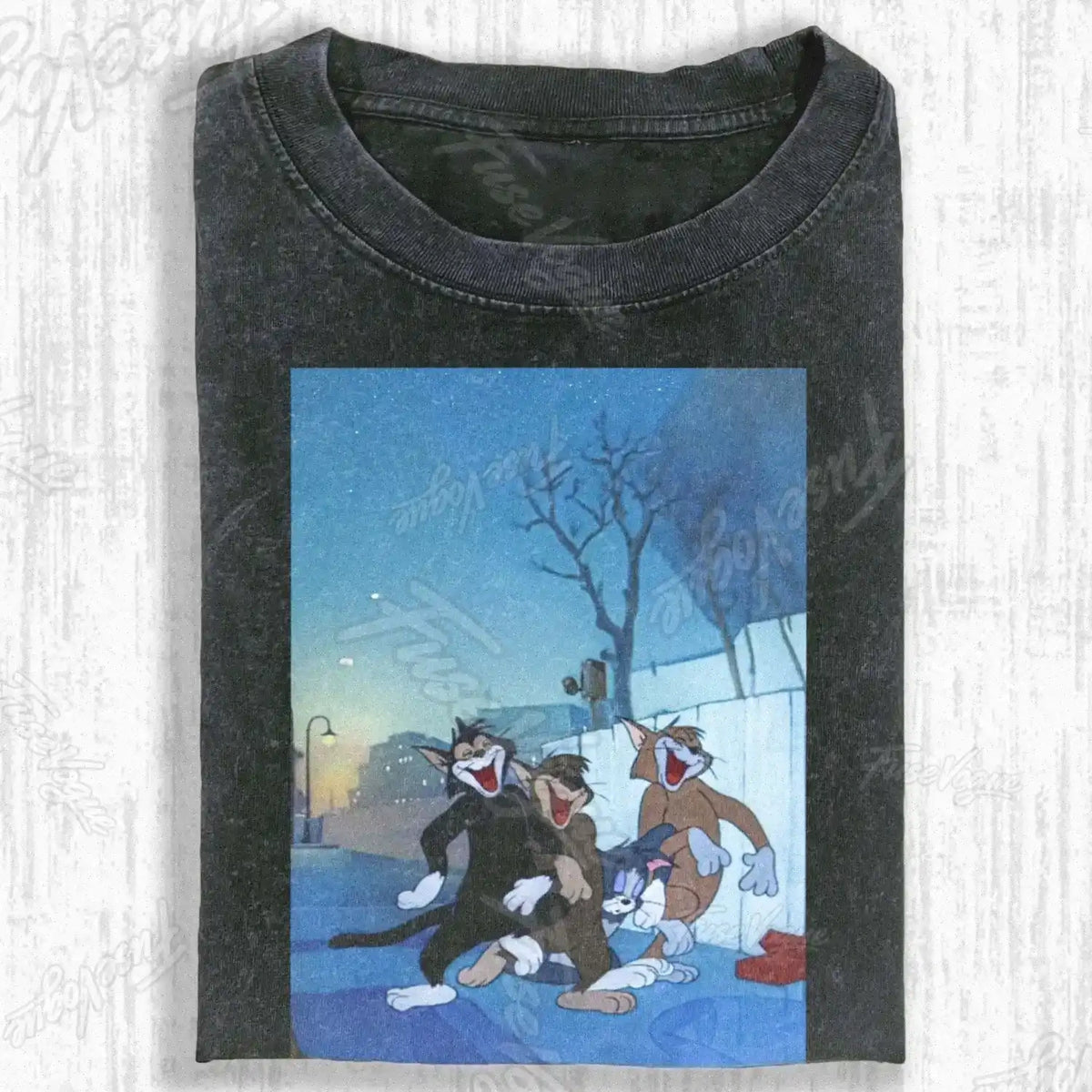 CREW MOCKING T-SHIRT - FUSEVOGUE