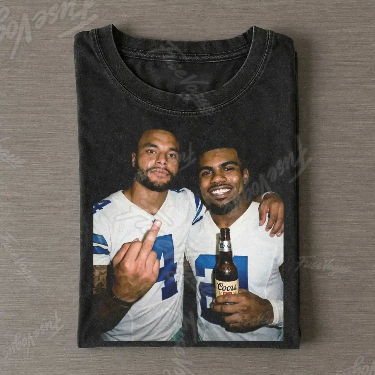 Dak Prescott & Ezekiel Elliott Football T-shirt - FUSEVOGUE