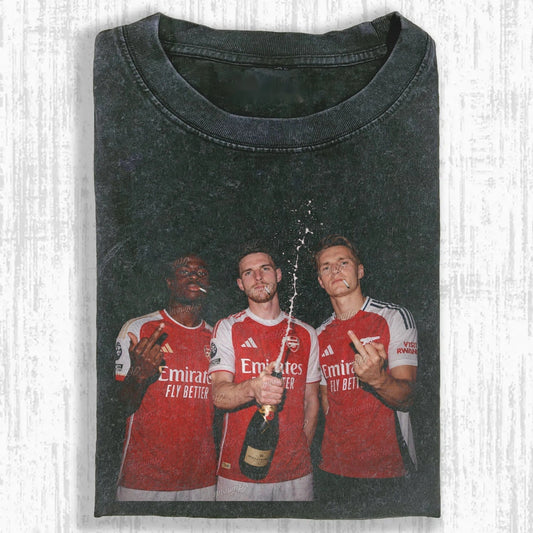 Declan Rice ＆ Bukayo Saka ＆ Martin Odegaard Tee 2.0 - FuseVogue