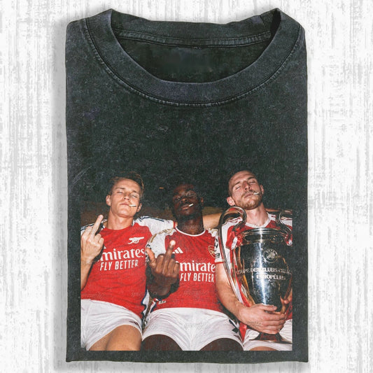 Declan Rice ＆ Bukayo Saka ＆ Martin Odegaard Tee 4.0 - FuseVogue