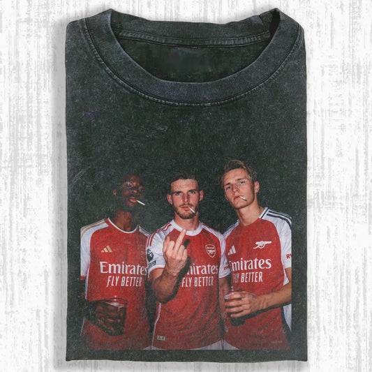 Declan Rice ＆ Bukayo Saka ＆ Martin Odegaard Tee 6.0 - FuseVogue