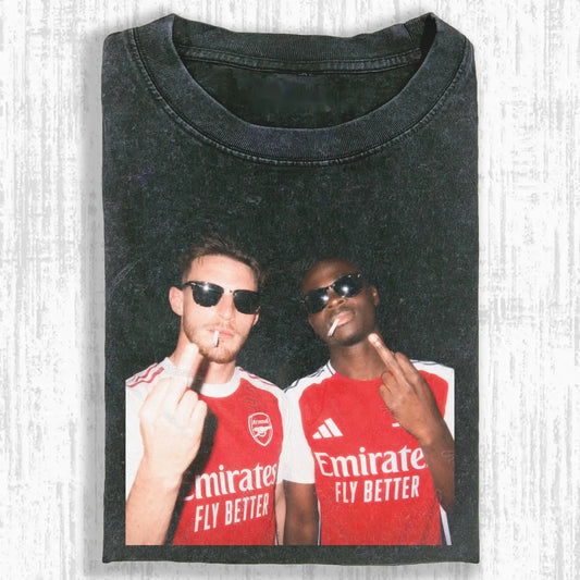 Declan Rice ＆ Bukayo Saka T-shirt 2.0 - FuseVogue