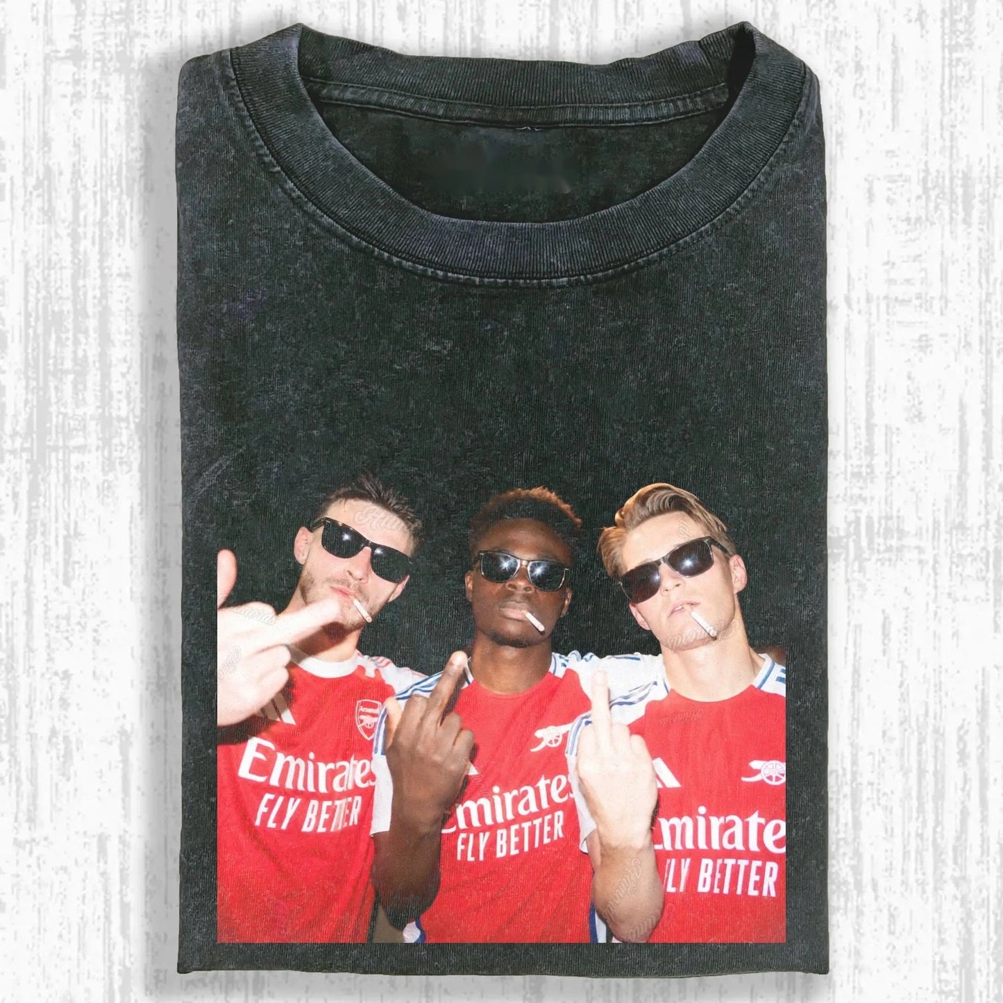 Declan Rice ＆ Martin Ødegaard ＆ Bukayo Saka T-shirt 2.0 - FuseVogue
