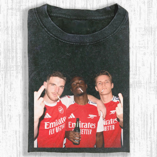 Declan Rice ＆ Martin Ødegaard ＆ Bukayo Saka T-shirt 5.0 - FuseVogue