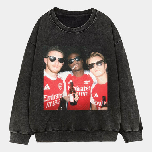 Declan Rice ＆ Martin Ødegaard ＆ Bukayo Saka T-shirt - FuseVogue