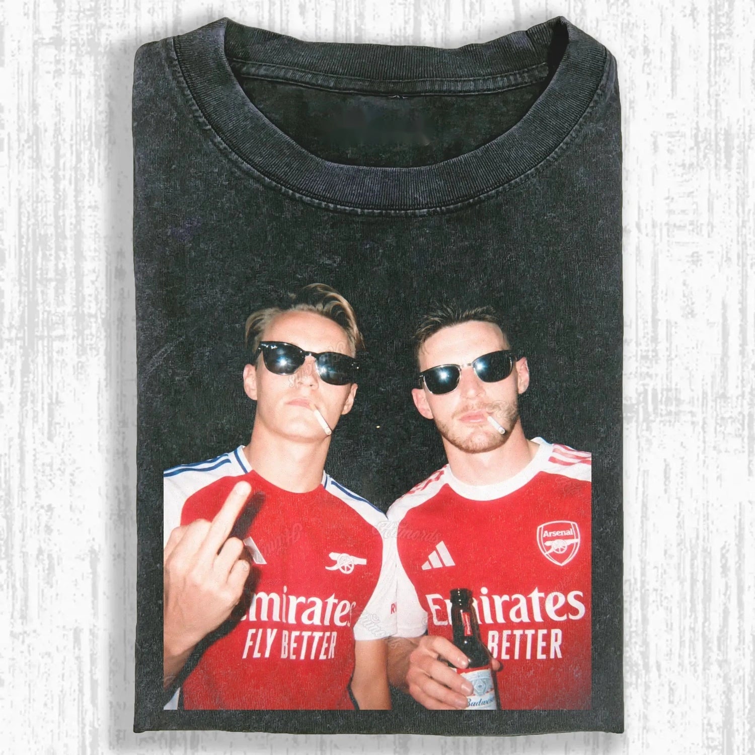 Declan Rice ＆ Martin Ødegaard T-shirt - FuseVogue