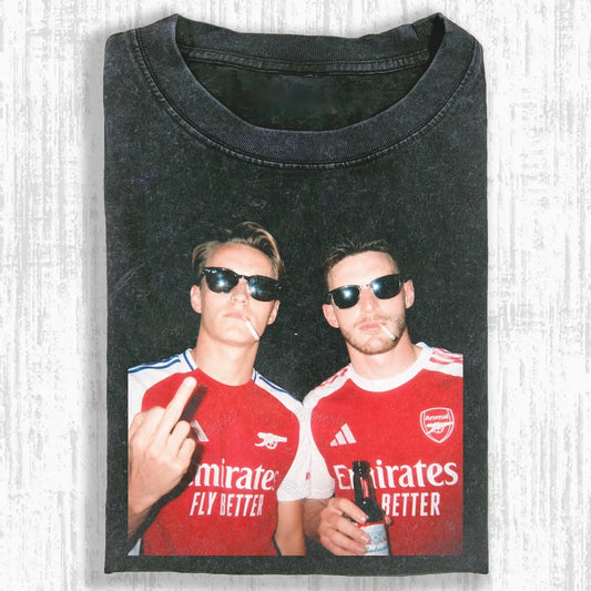 Declan Rice ＆ Martin Ødegaard T-shirt - FuseVogue
