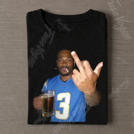 DJ3 Football Tee - FUSEVOGUE