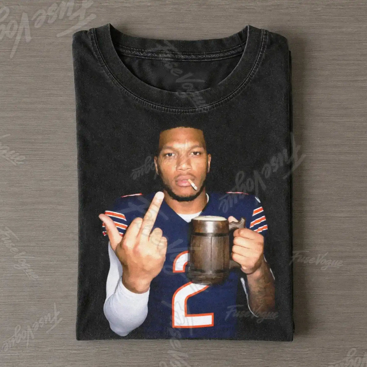 DJM2 Bears Football Tee - FUSEVOGUE