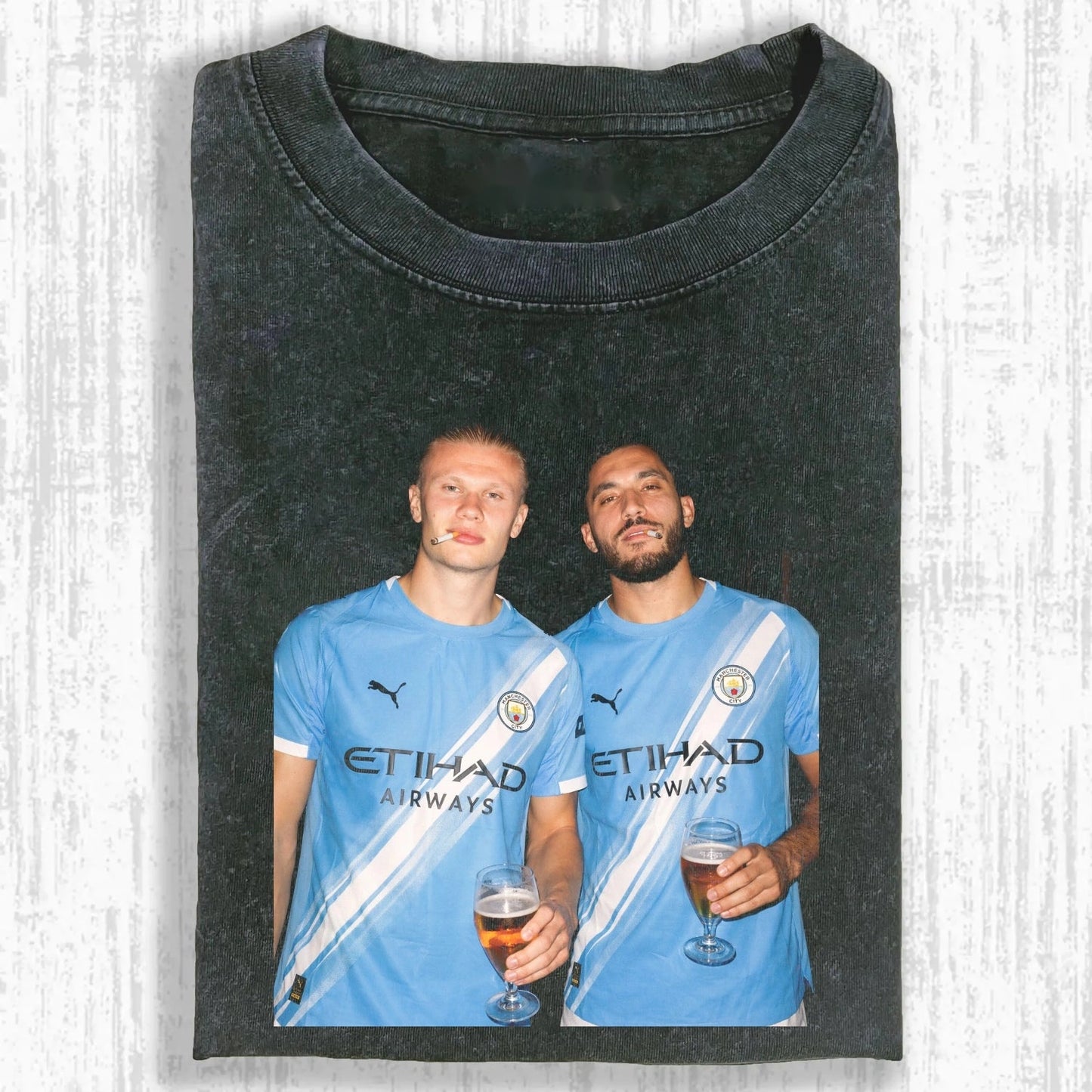 Erling Haaland ＆ Rayan Cherki Tee 2.0 - FuseVogue