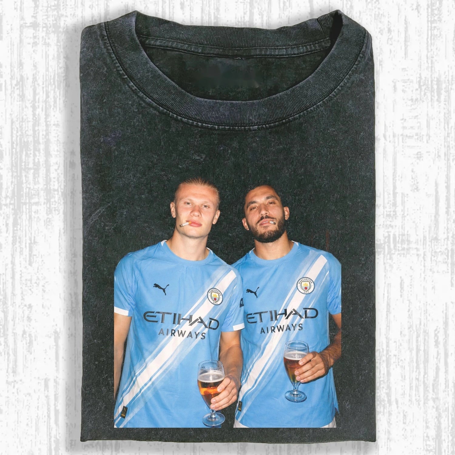 Erling Haaland ＆ Rayan Cherki Tee 2.0 - FuseVogue