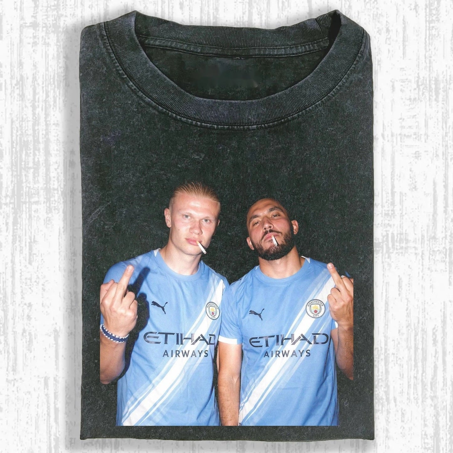 Erling Haaland ＆ Rayan Cherki Tee 3.0 - FuseVogue