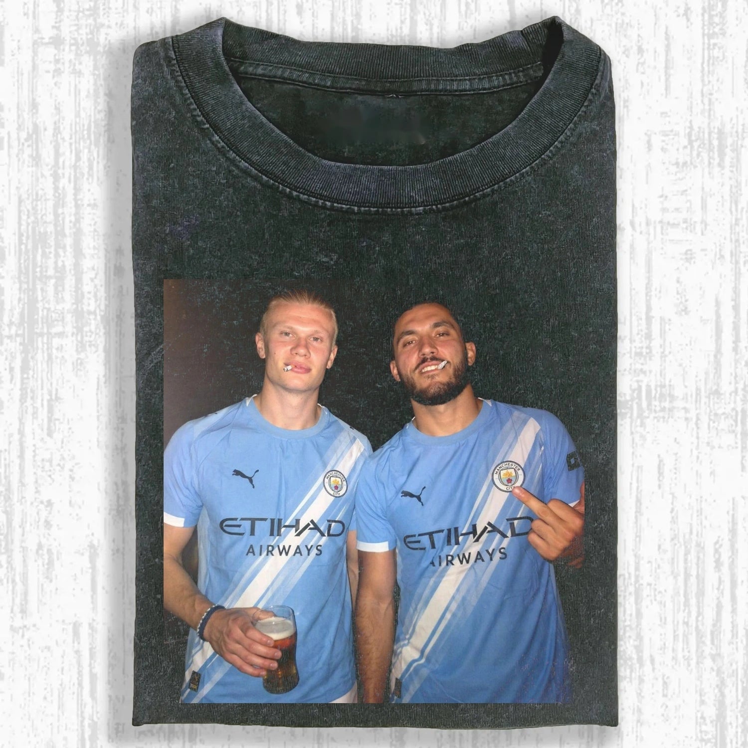 Erling Haaland ＆ Rayan Cherki Tee - FuseVogue