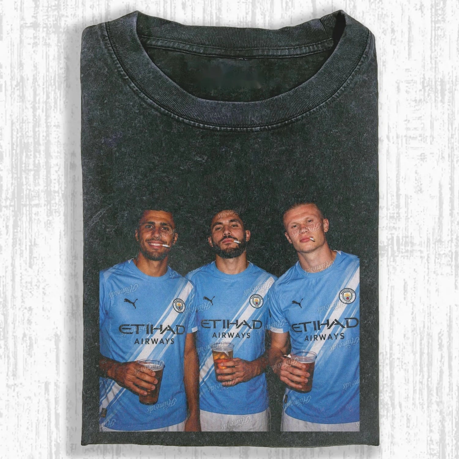 Erling Haaland ＆ Rodri ＆ Rayan Cherki Tee 3.0 - FuseVogue