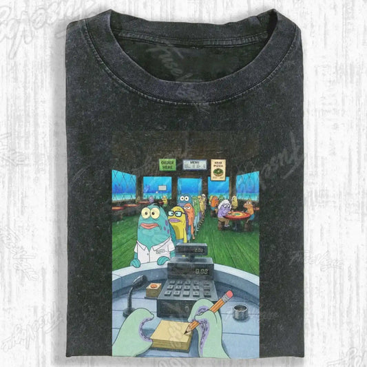 FOOD SPOT LINEUP T-SHIRT - FUSEVOGUE