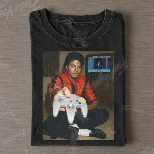 Funny Michael Jackson Vintage Tee - FUSEVOGUE