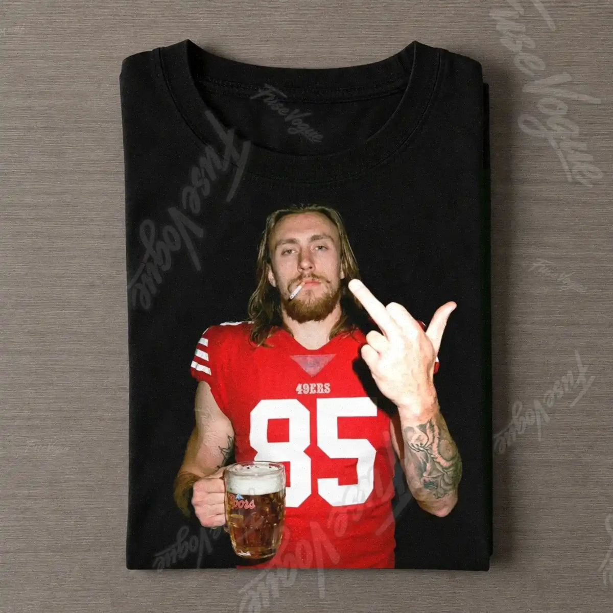 George Kittle Football T-shirt - FUSEVOGUE