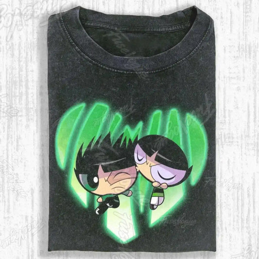 GLOW HEART MATCH T-SHIRT - FUSEVOGUE