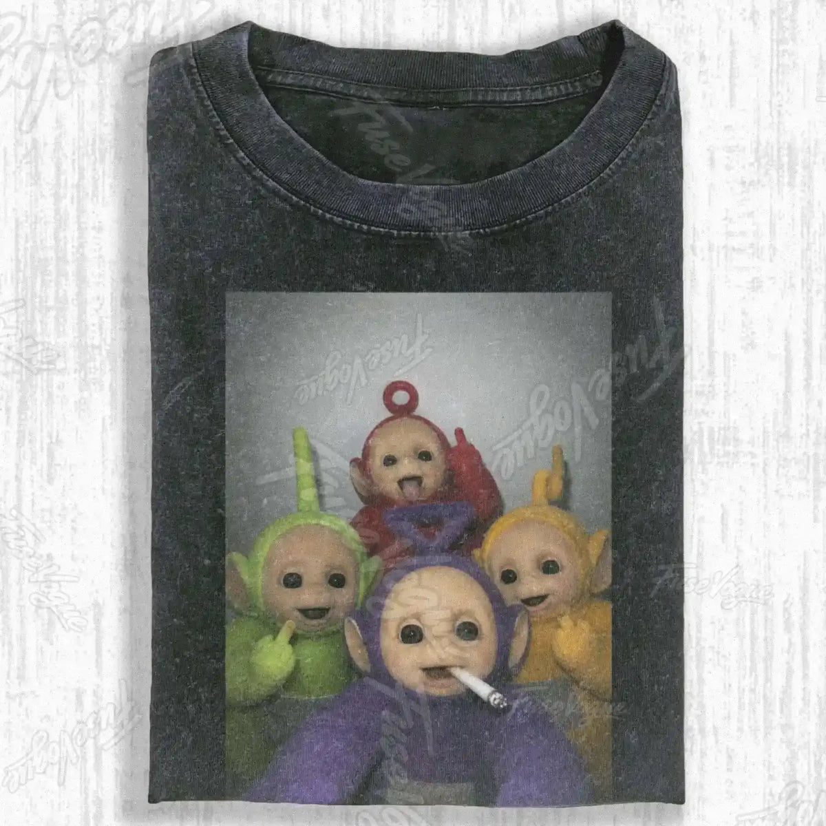 GRUNGE STREET CREW T-SHIRT - FUSEVOGUE