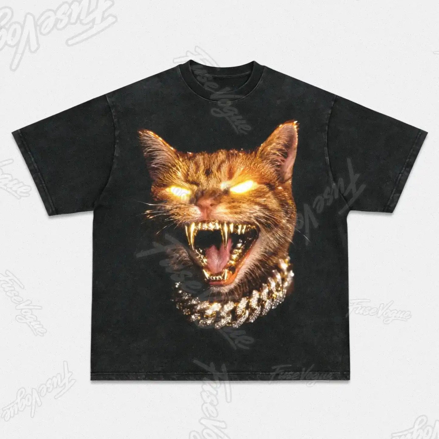 GUTTER CAT TEE - FUSEVOGUE