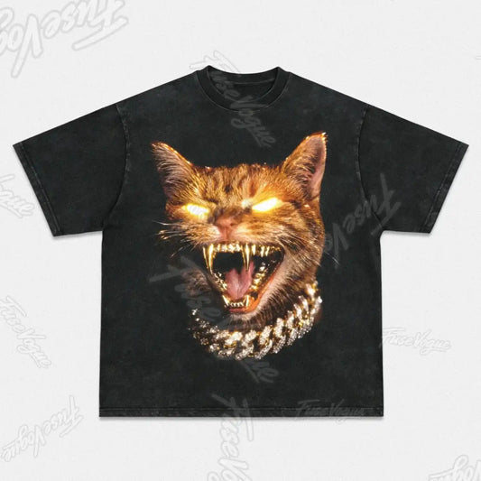 GUTTER CAT TEE - FUSEVOGUE