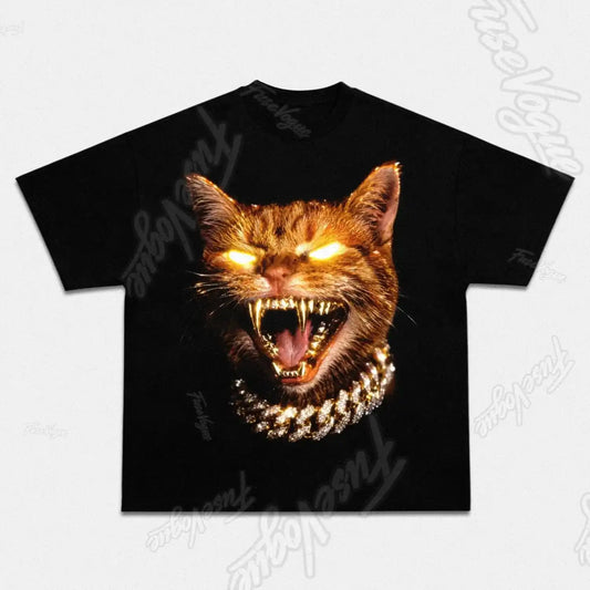 GUTTER CAT TEE - FUSEVOGUE