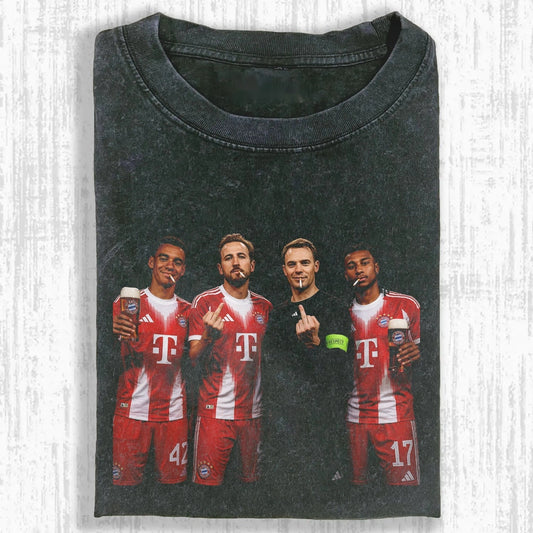 Harry Kane ＆ Manuel Neuer ＆ Michael Olise ＆ Jamal Musiala Tee 2.0 - FuseVogue