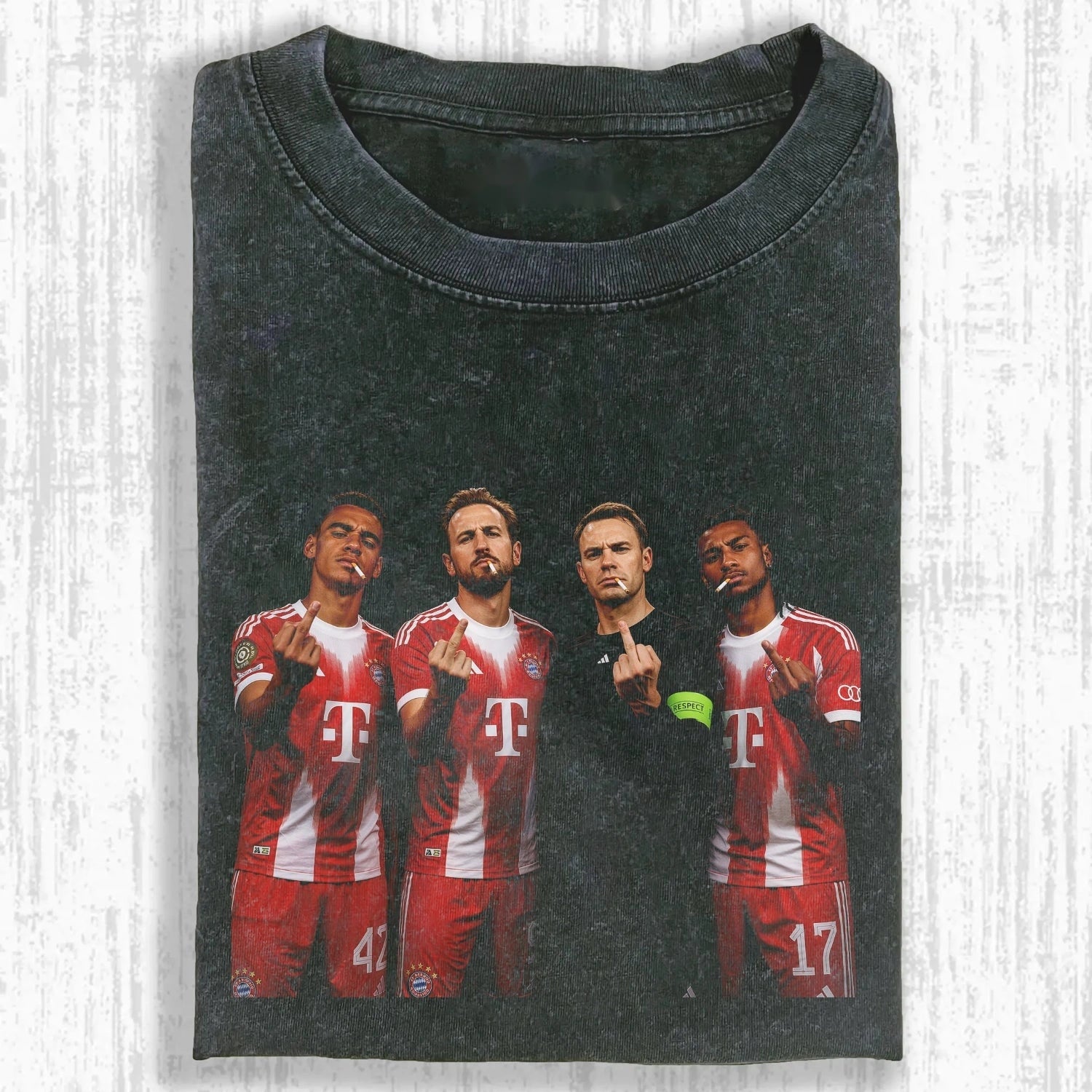 Harry Kane ＆ Manuel Neuer ＆ Michael Olise ＆ Jamal Musiala Tee - FuseVogue