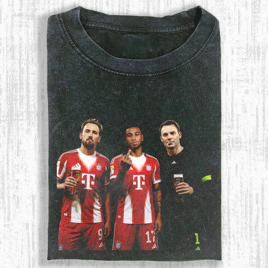 Harry Kane ＆ Manuel Neuer ＆ Michael Olise Tee 2.0 - FuseVogue