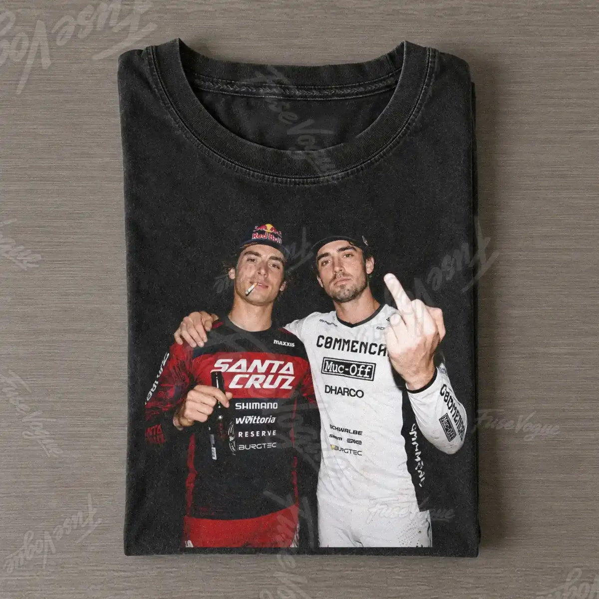 Jackson Goldstone & Amaury Pierron 2026 UCI MTB DHI World Champs T-shirt - FUSEVOGUE
